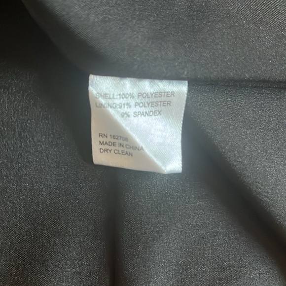 LDT Aubrey Dotted Long Blouson Sleeve Round Keyhole Neck Tie Waist Dress - Picture 6 of 6